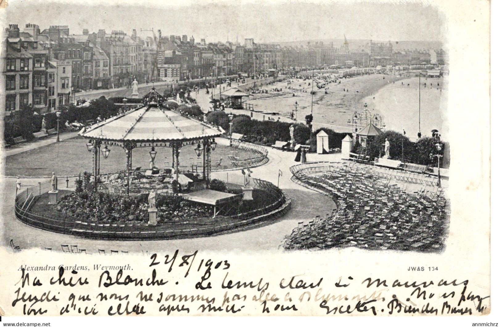 ALEXANDRA GARDENS WEYMOUTH 1903 - Weymouth