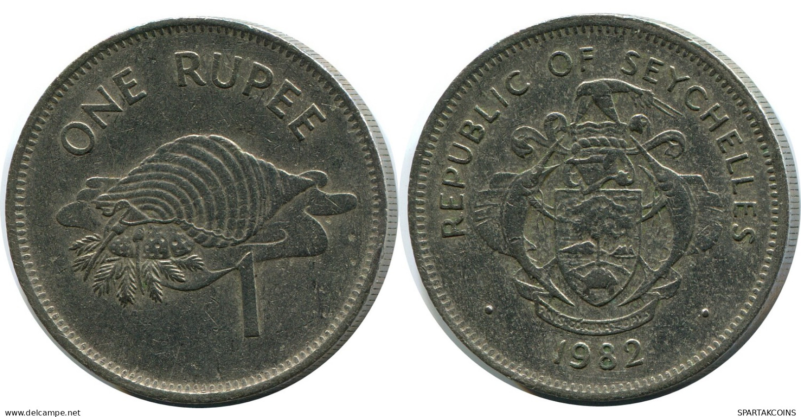 1 RUPEE 1982 SEYCHELLES Moneda #AZ236.E - Seychelles