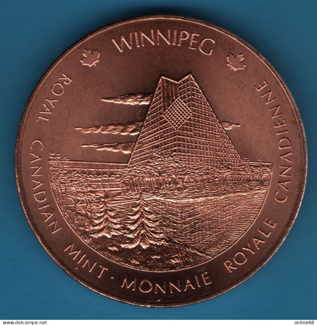 CANADA Royal Canadian Mint Medal  Ottawa & Winnipeg Mints - Firma's