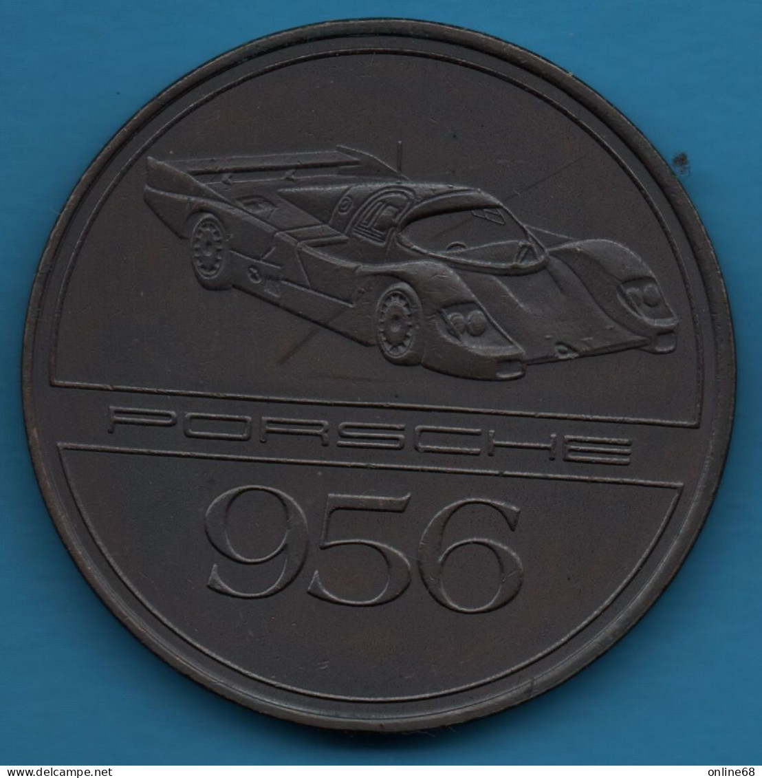 GERMANY PORSCHE 1984 MEDAILLE PORSCHE 956 ZU NEUEN ZIELEN - Professionnels/De Société