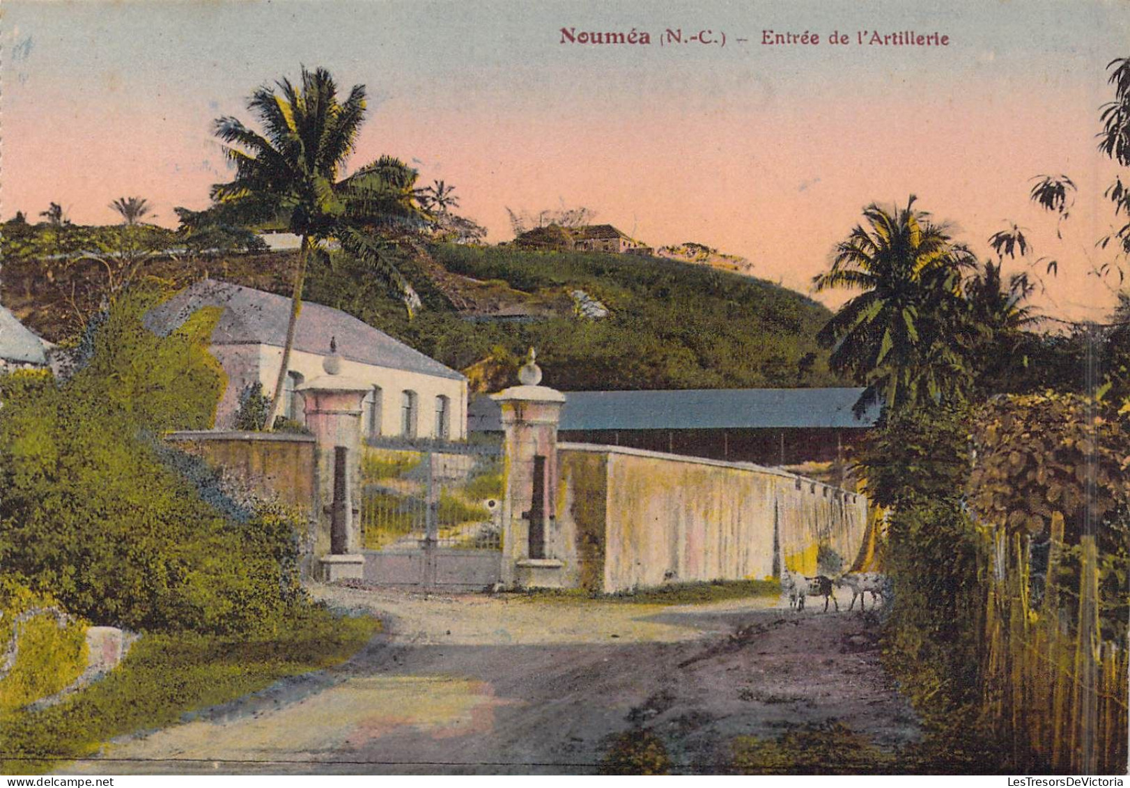 FRANCE - Nouvelle Calédonie - Carnet - Nouméa - Entrée De L'Artillerie - Carte Postale Ancienne - Nouvelle Calédonie