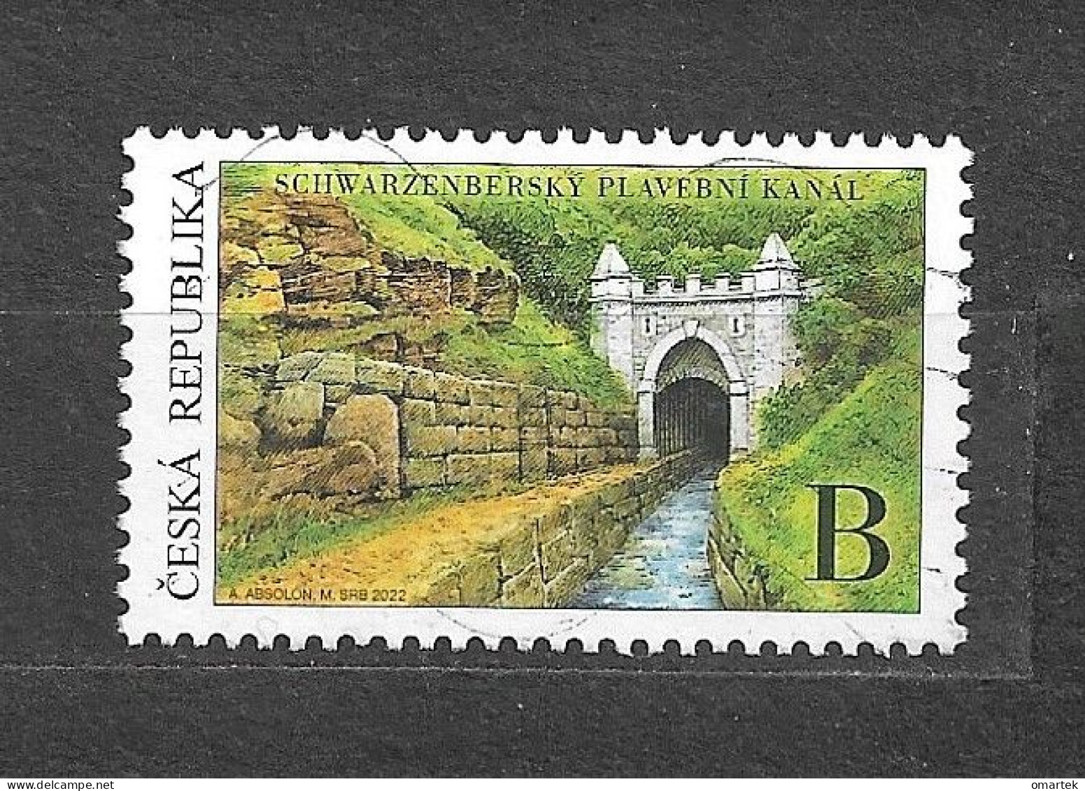 Czech Republic 2022 ⊙ Mi 1155 Sc 3898 Schwarzenberg Canal. Tschechische Republik. - Oblitérés