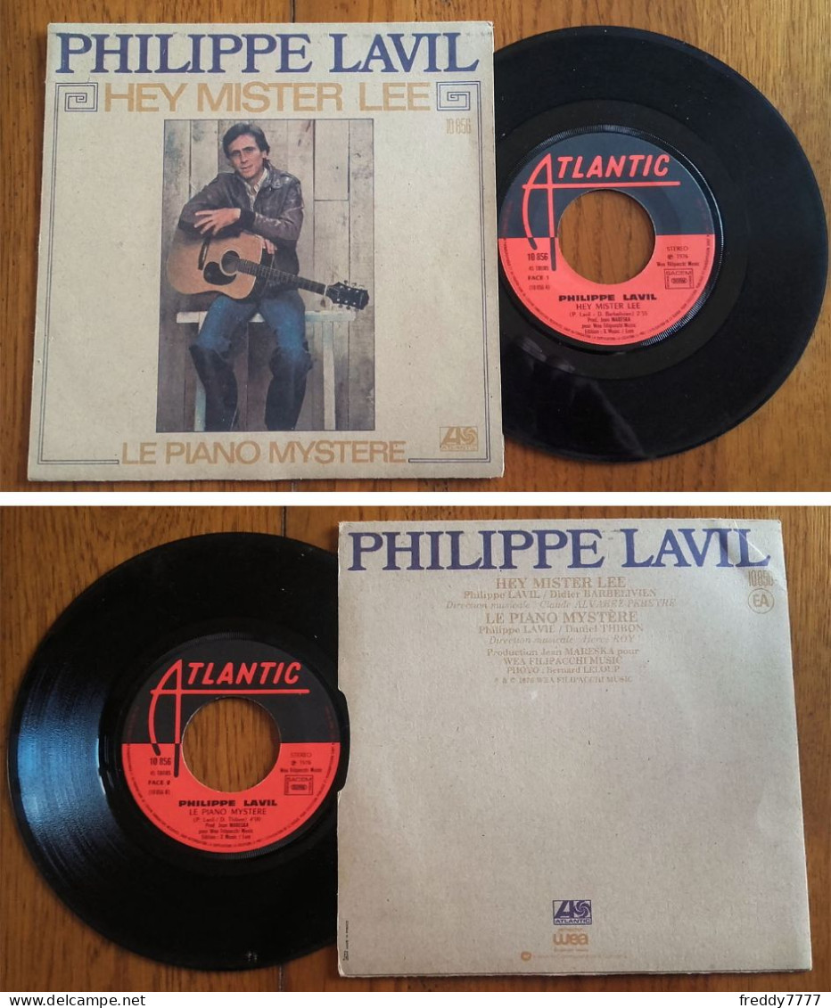 RARE French SP 45t RPM (7") PHILIPPE LAVIL «Hey Mister Lee» (1976) - Verzameluitgaven