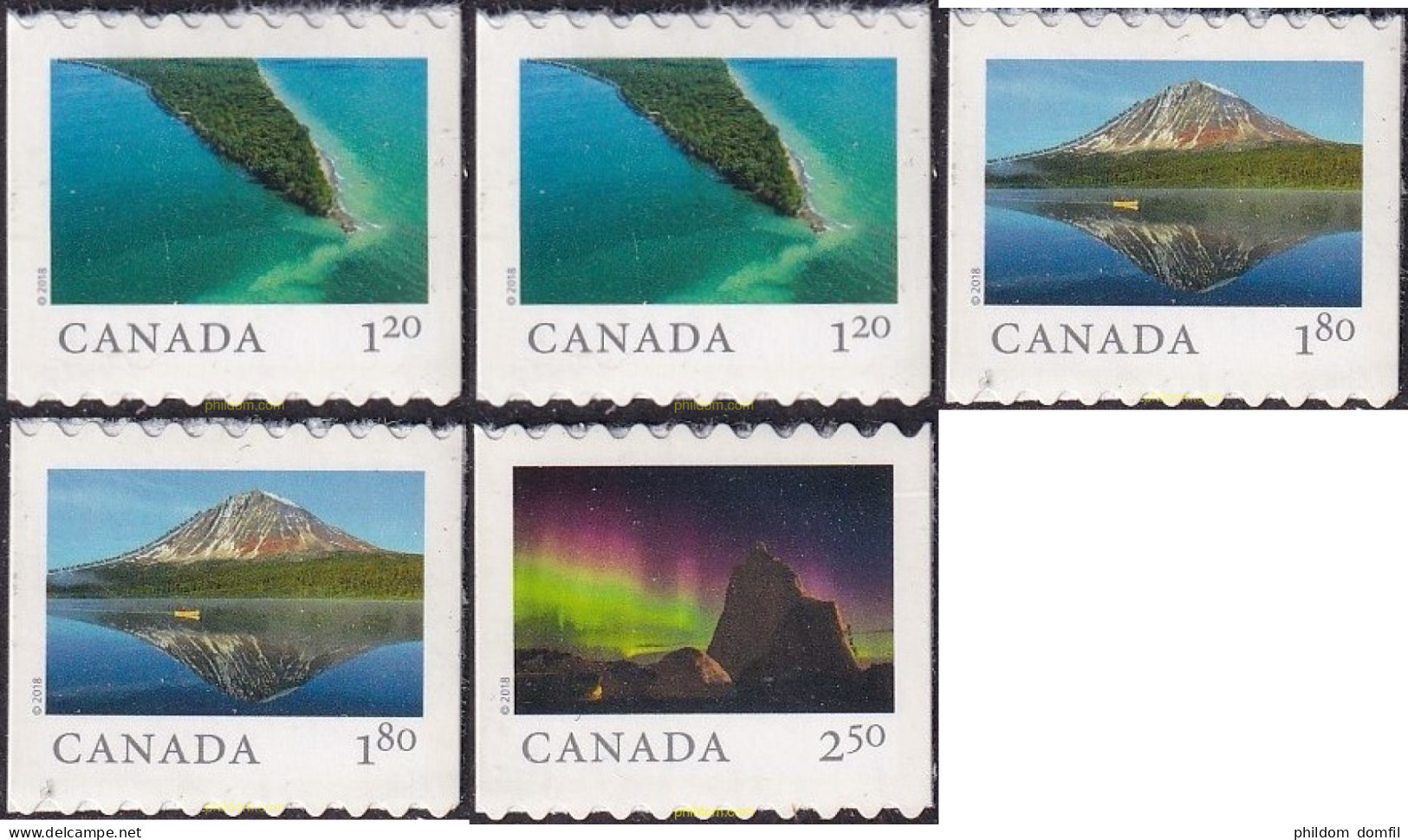 700270 MNH CANADA 2018 PAISAJES - Other & Unclassified