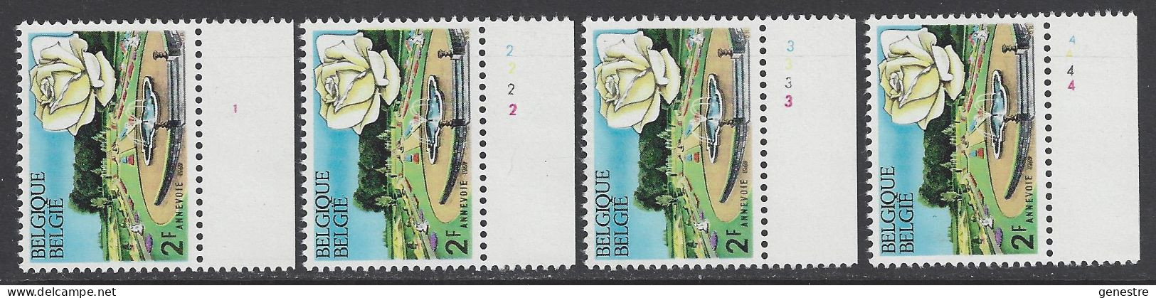 Belgique - 1969 - COB 1501 ** (MNH) - Planches 1 à 4 - 1961-1970