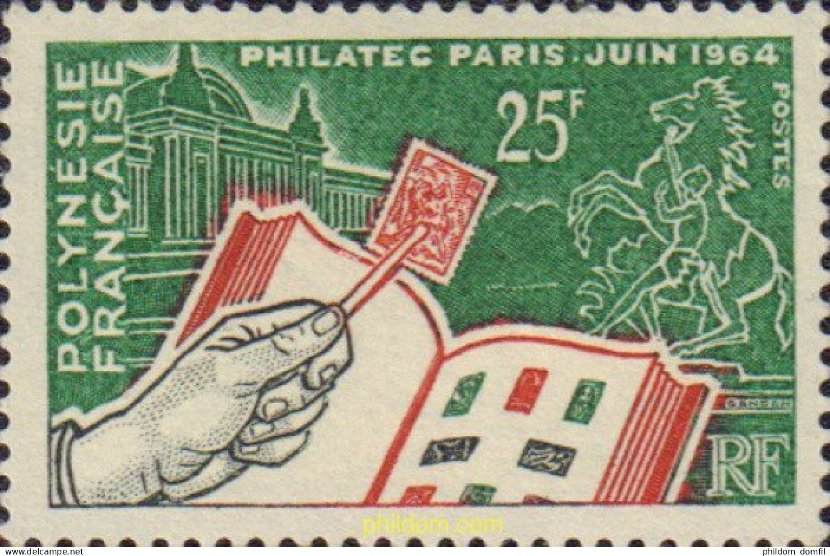 584864 MNH POLINESIA FRANCESA 1964 EXPOSICION FILATELICA - PARIS-1964 - 2010 – Shanghai (China)