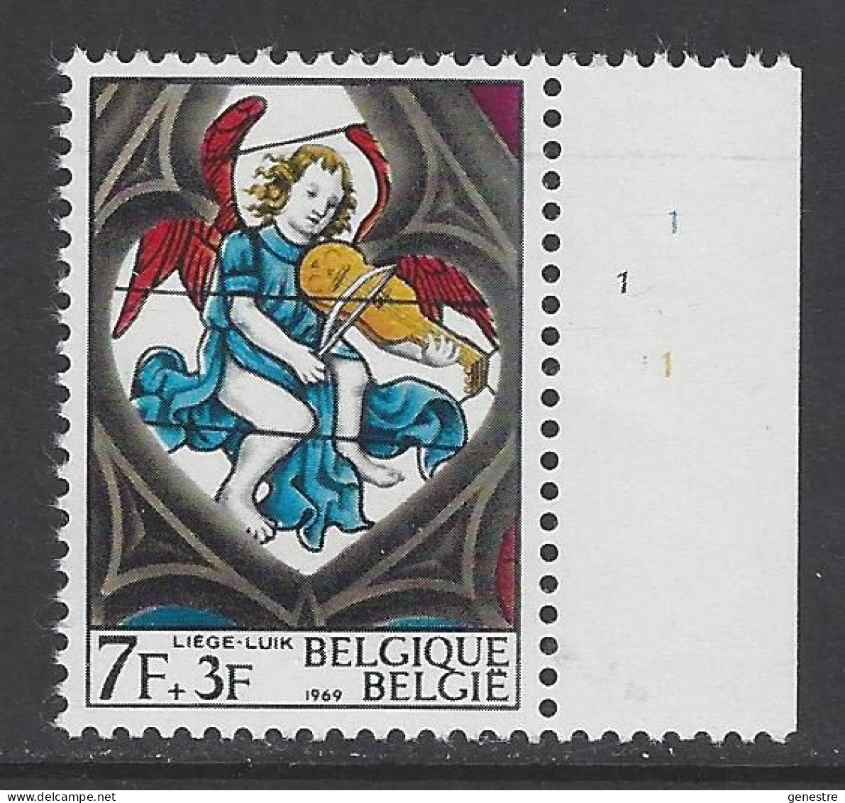 Belgique - 1969 - COB 1521 ** (MNH) - Planche 1 - 1961-1970