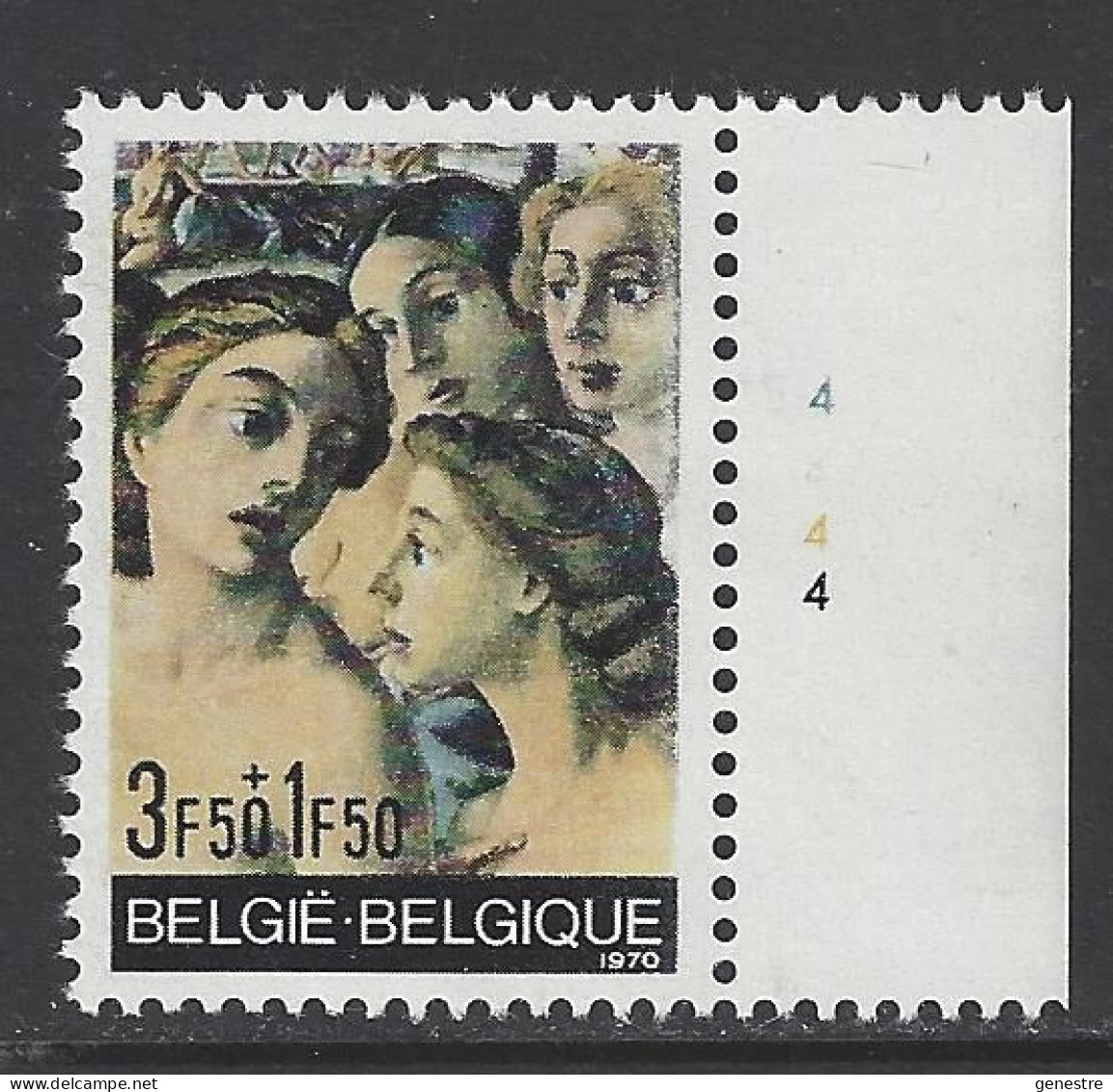 Belgique - 1970 - COB 1564 ** (MNH) - Planche 4 - 1961-1970