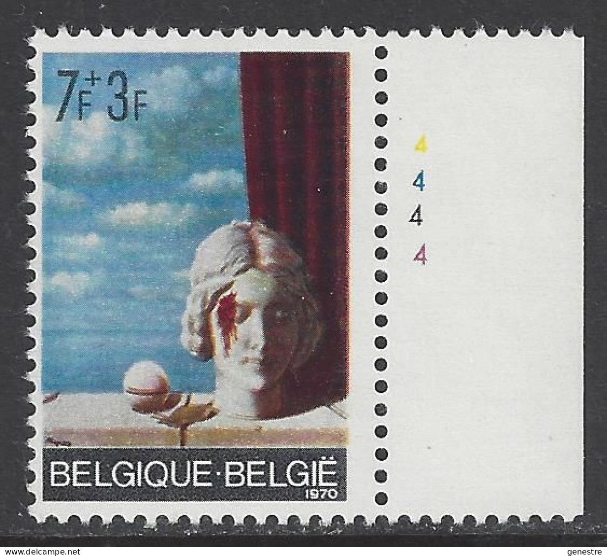 Belgique - 1970 - COB 1565 ** (MNH) - Planche 4 - 1961-1970