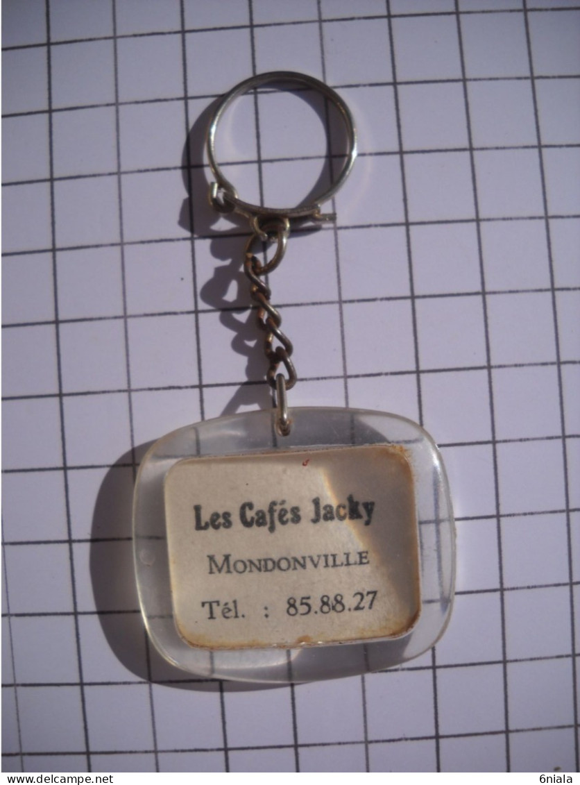 3151 Porte Clefs Clé  Les Cafés JACKY MONDONVILLE  31 Haute Garonne ( Torréfacteur Café ) - Porte-clefs