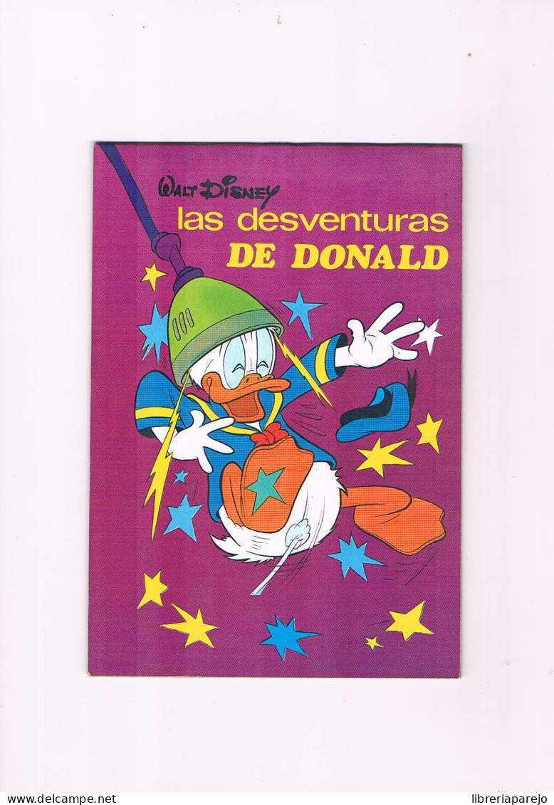 Cuento De Pintar Las Desventuras De Donald Walt Disney Susaeta Ediciones 1975 ** - Libros Infantiles Y Juveniles