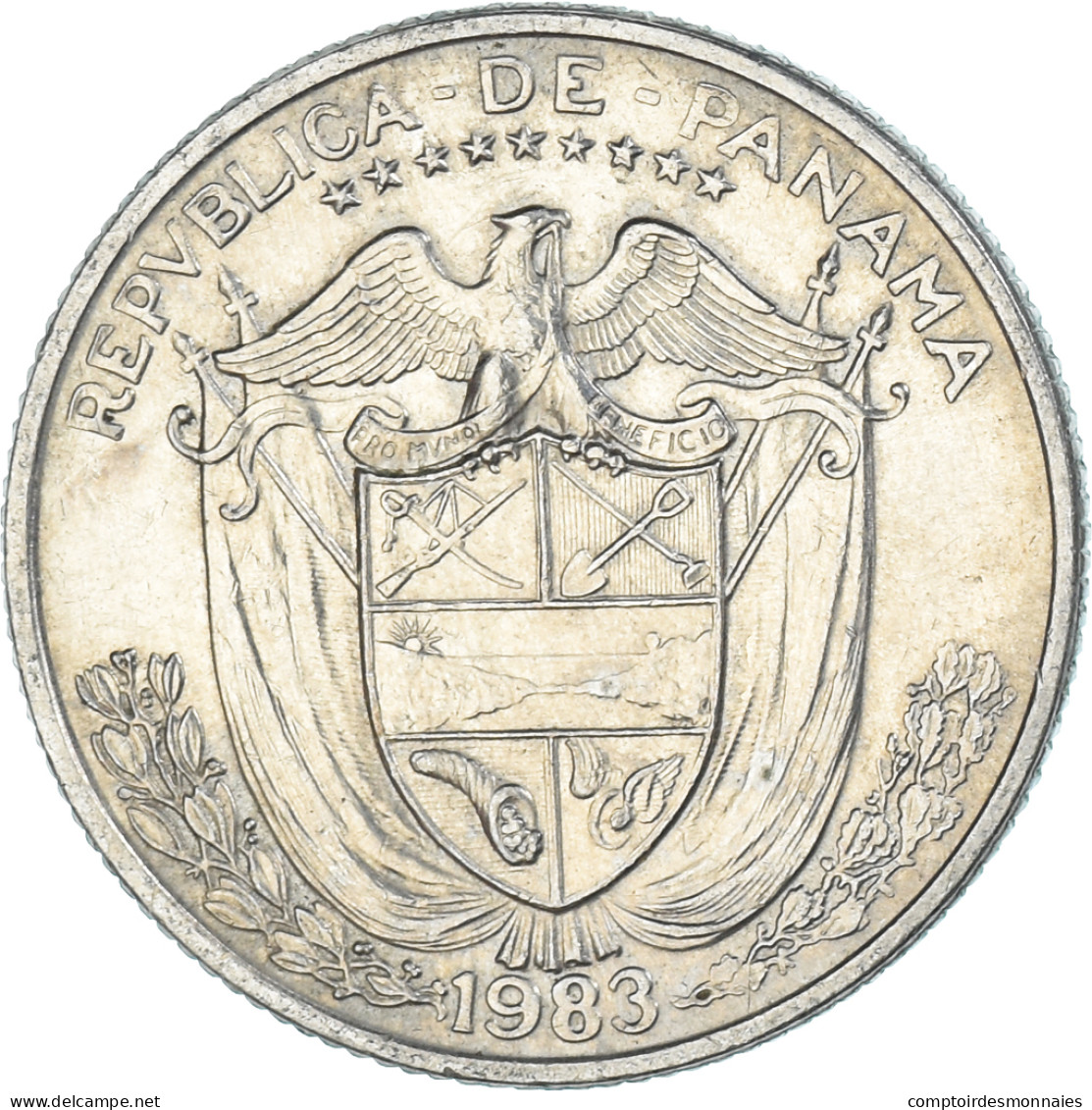 Monnaie, Panama, 1/4 Balboa, 1983 - Panama