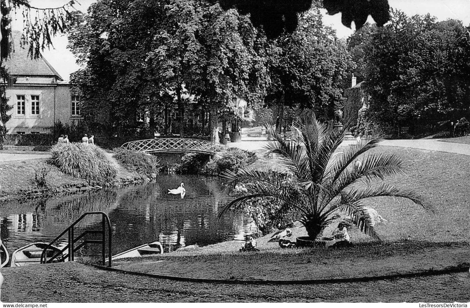 LUXEMBOURG - MONDORF LES BAINS - Canotage Au Parc -  Carte Postale Ancienne - Sonstige & Ohne Zuordnung