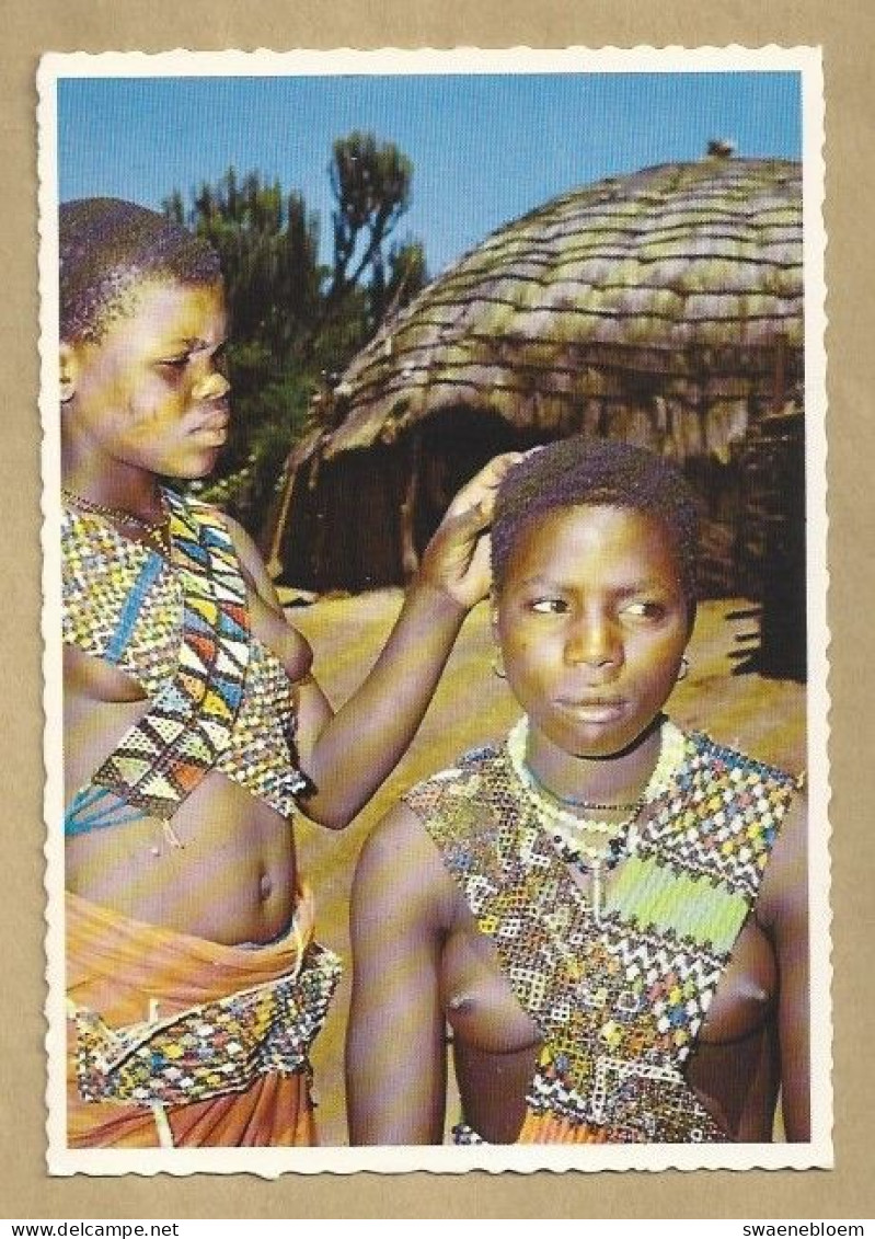 ZA.- RSA. Republic Of South Africa. TWO YOUNG AFRICAN MAIDENS IN NATAL. - Afrika