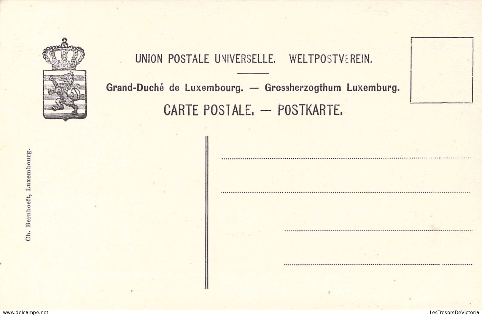 LUXEMBOURG - Passerelle -  Carte Postale Ancienne - Autres & Non Classés