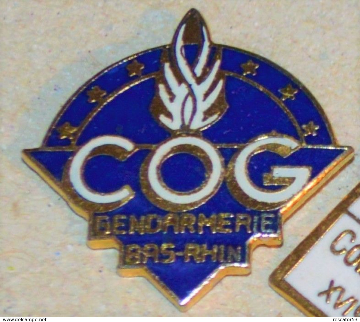 Pin's Gendarmerie COG Bas-Rhin - Police & Gendarmerie