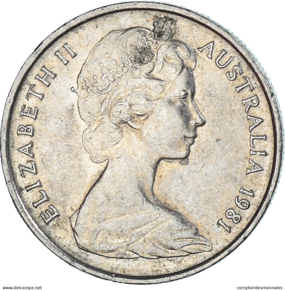 Monnaie, Australie, 5 Cents, 1981 - 5 Cents