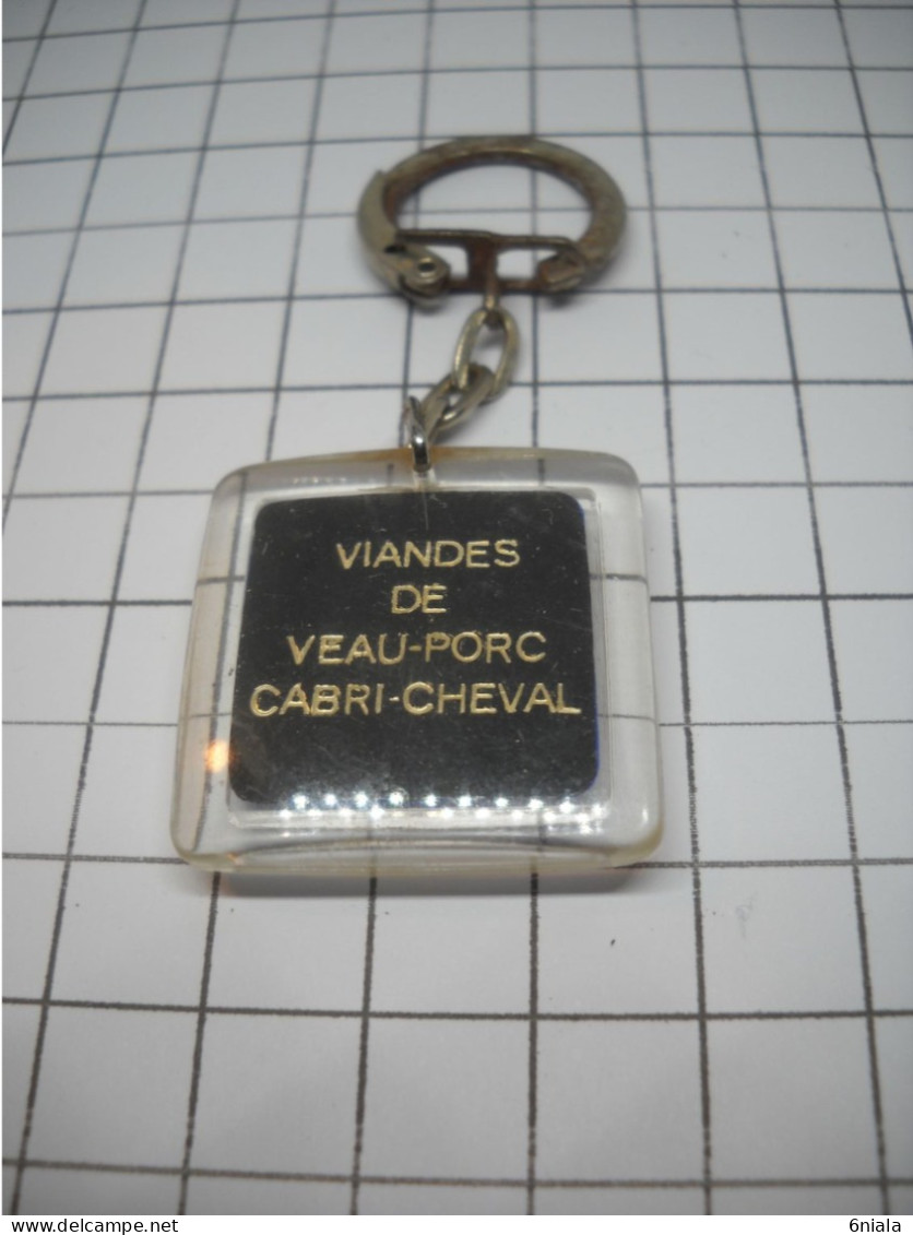 3160 Porte Clefs Clé Gabriel VIRACAOUDIN Viandes De Veau Porc Cabri Cheval  Grand Marché SAINT DENIS 93 - Schlüsselanhänger