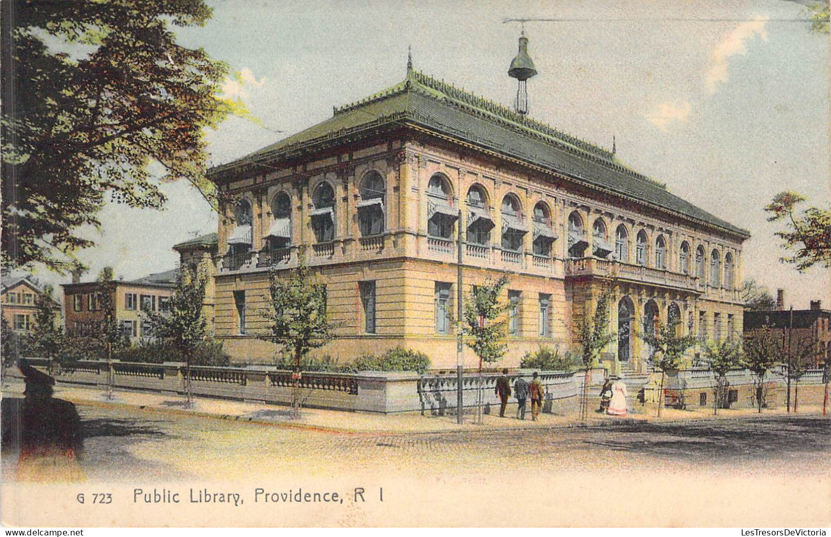 Etats Unis - New York - Public Library Providence - Carte Postale Ancienne - Autres Monuments, édifices