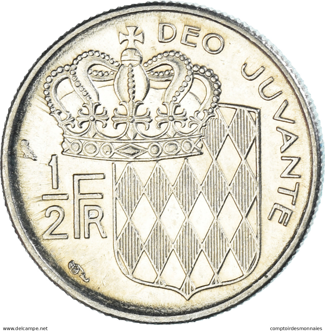 Monnaie, Monaco, 1/2 Franc, 1965 - 1960-2001 Nouveaux Francs