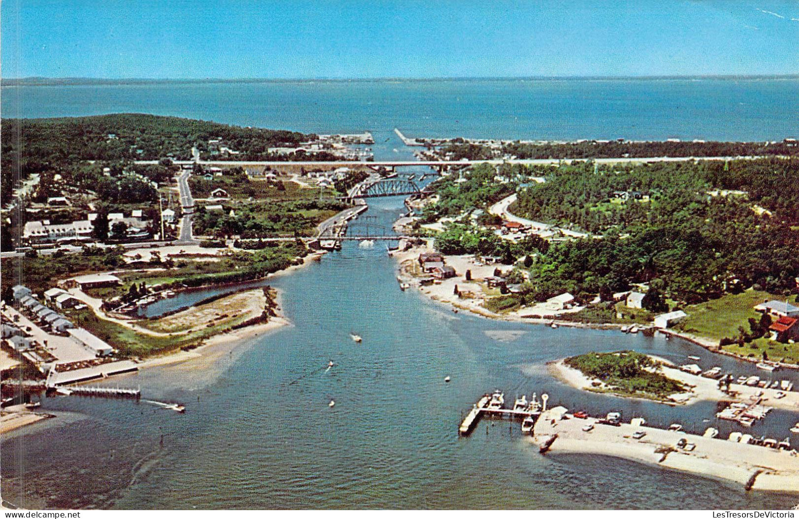 UK - Aerial View - Historic Shinnecock Canal - Carte Postale Ancienne - Sonstige & Ohne Zuordnung