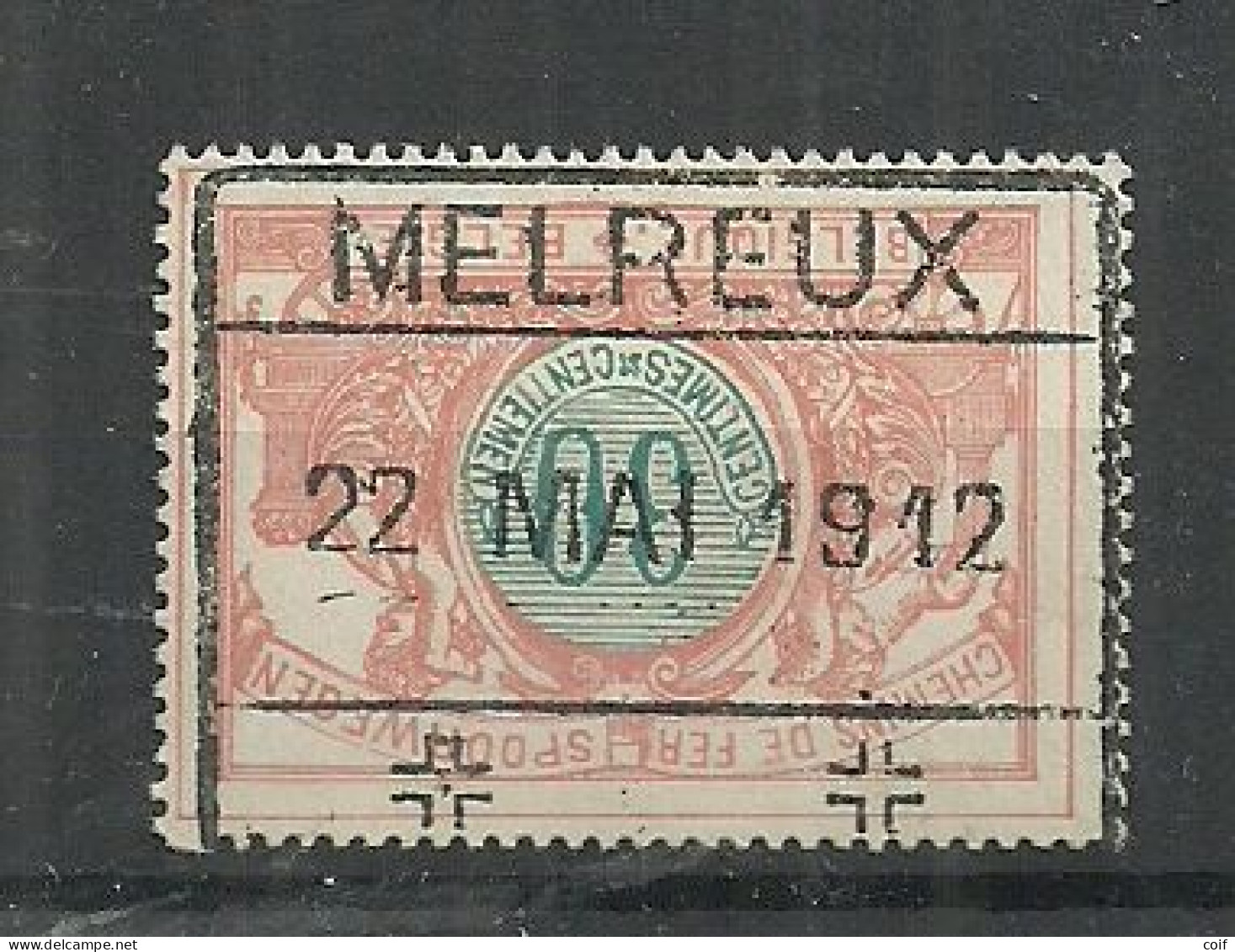 SP32 Met Spoorwegstempel MELREUX - Used