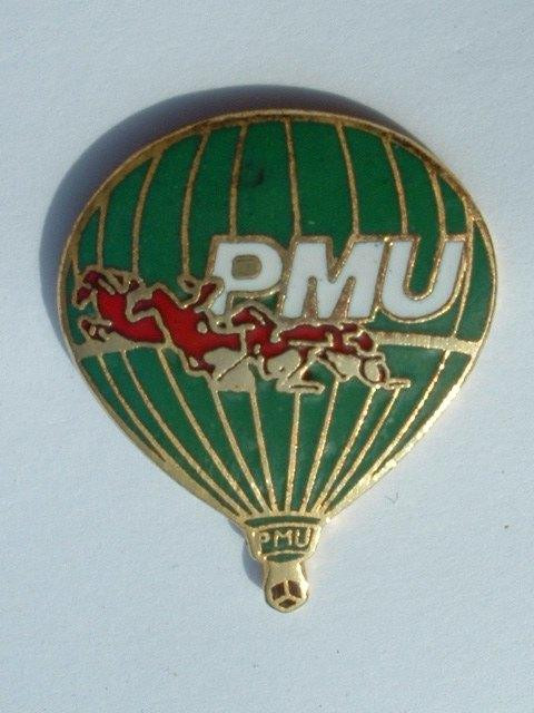 PIN'S MONTGOLFIERE BALLON PMU - Montgolfières