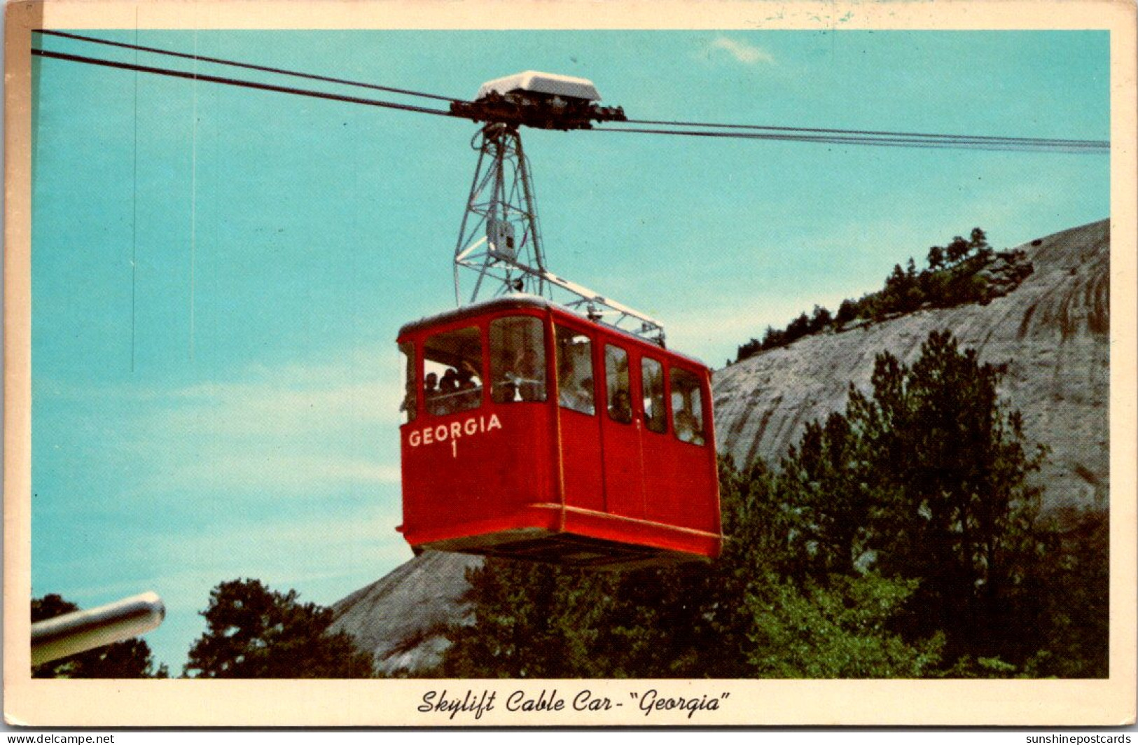 Georgia Stone Mountain Memorial Park Skylift Cable Car "Georgia" - Atlanta