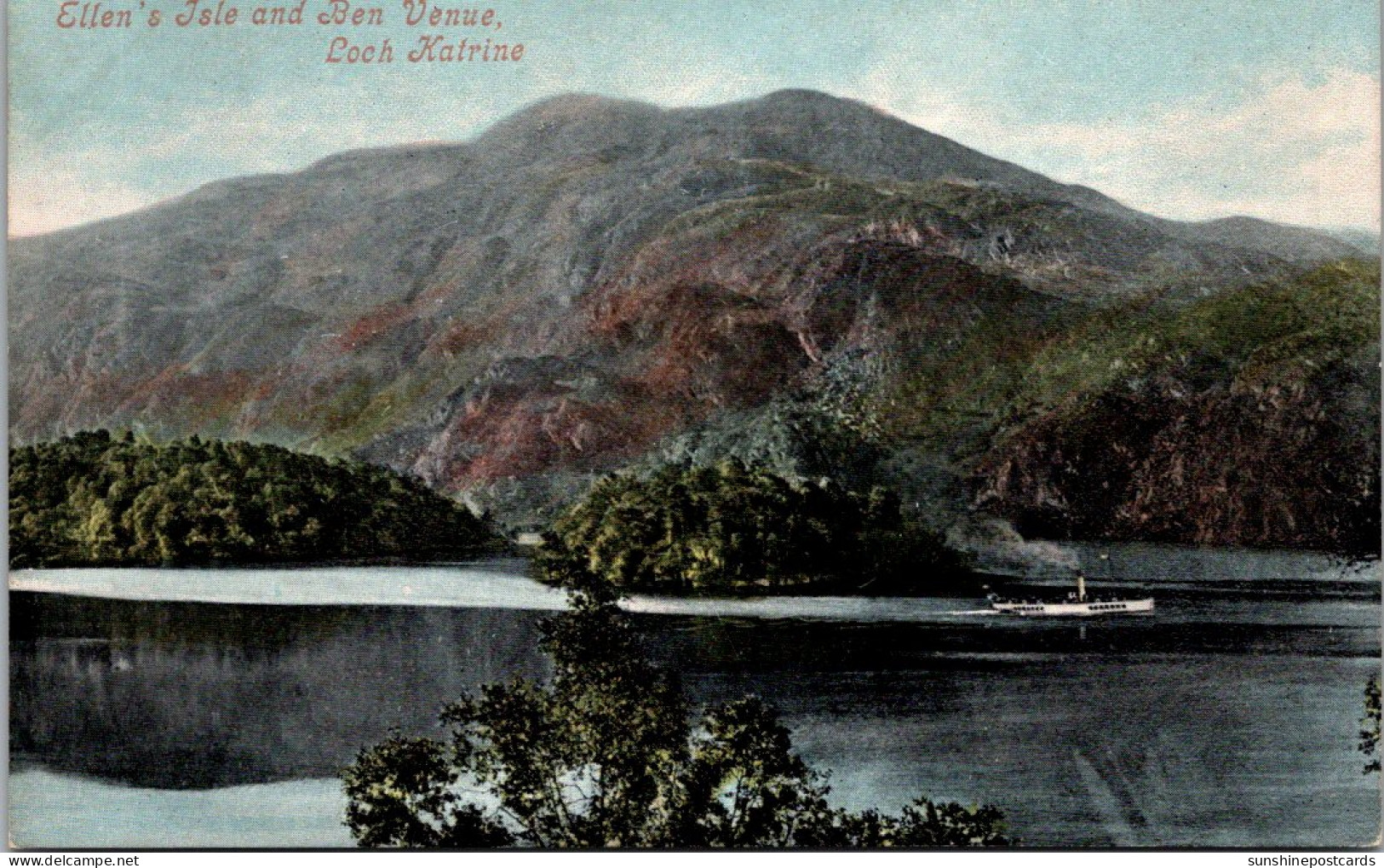 Scotland Loch Katrine Ellens Isle And Ben Venue - Perthshire