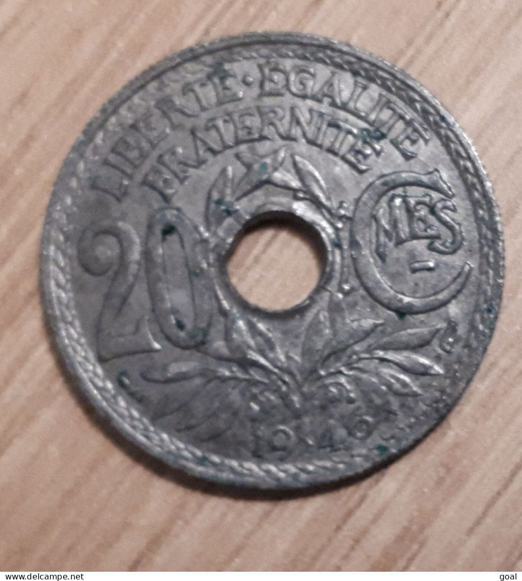20 Centimes "Lindauer" 1946 - 20 Centimes