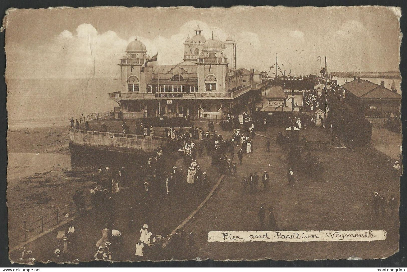 Pier And Pavilion Weymouth - Old Postcard (see Sales Conditions) 07934 - Weymouth