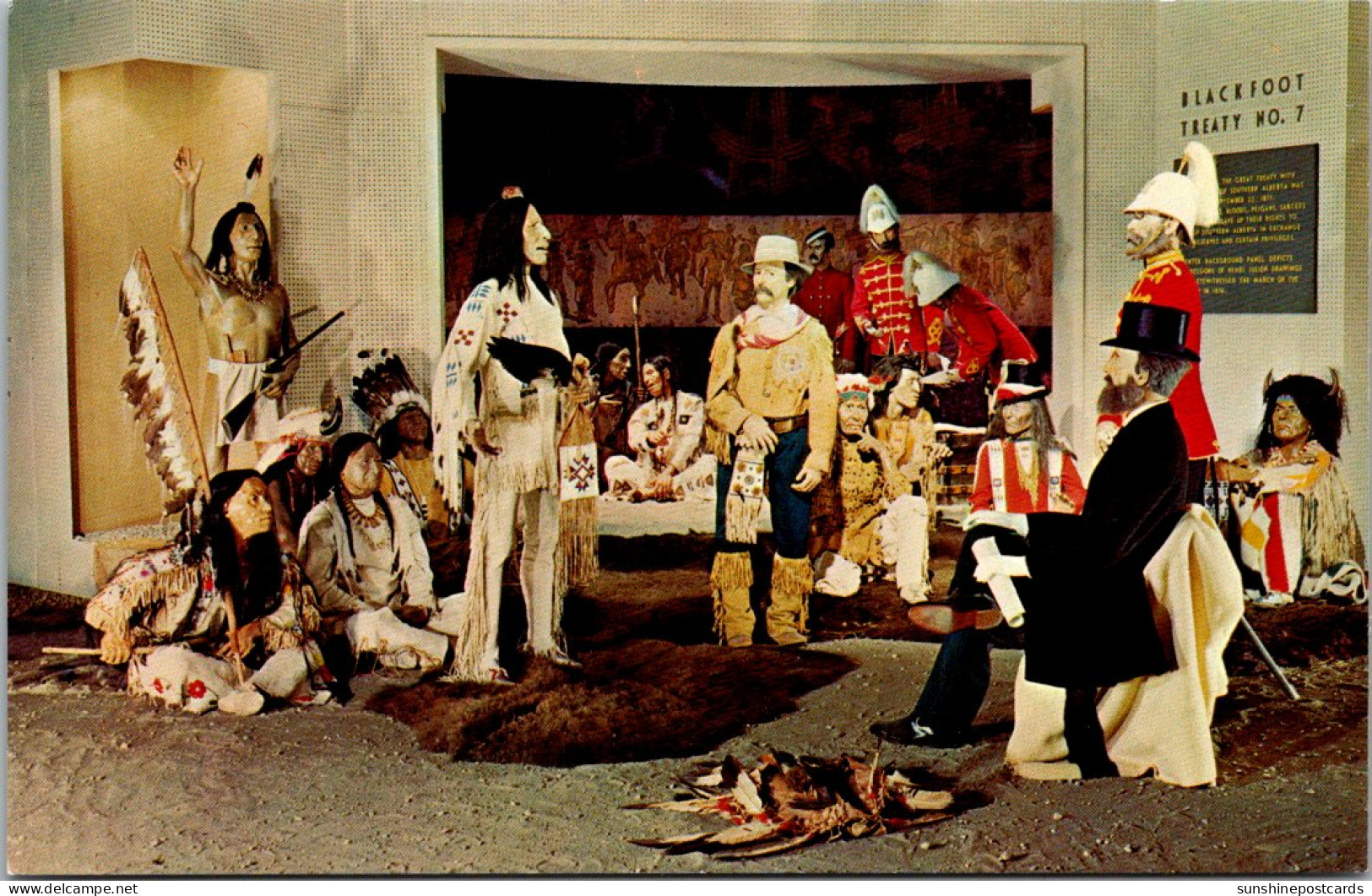 Canada Calgary Horseman's Hall Of Fame Sighning Of Treaty 7 With Blackfoot Indian Nation In 1877 - Calgary