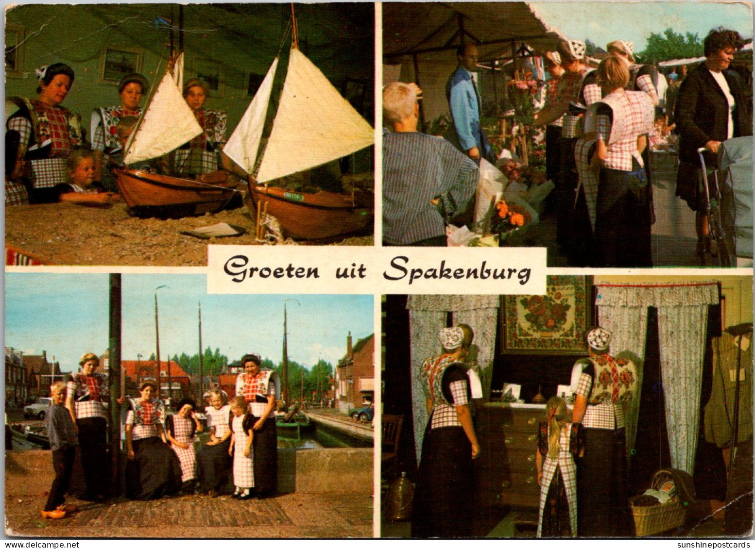 Netherlands Greetings From Spakenburg Multi View - Spakenburg