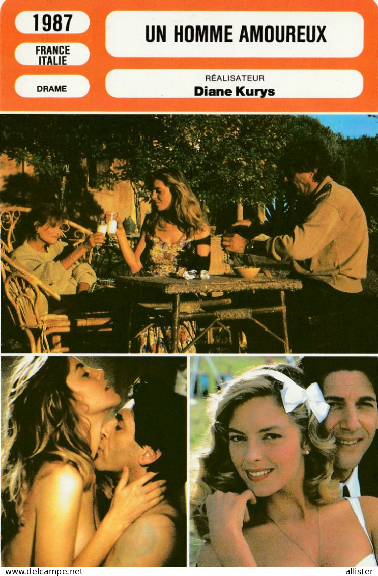 FICHE Cinéma 1987 : UN HOMME AMOUREUX Avec Claudia CARDINALE & Vinçent LINDON & Jamie LEE CURTIS {S16-23} - Werbetrailer