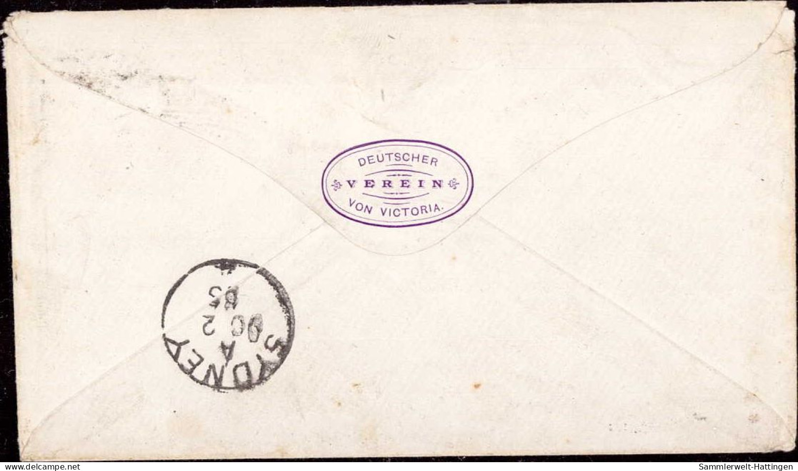 601087 | Australien. Brief Des Deutschen Vereins Von Victoria, Auslandsdeutsche, Melbourne  | -, -, - - Lettres & Documents
