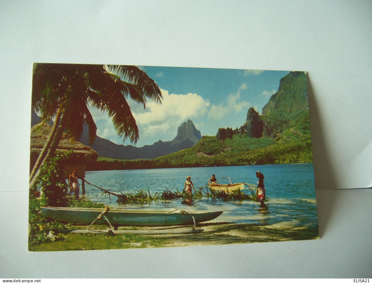 LA BAIE DE PAOPAO MOOREA OCEANIE POLYNESIE FRANCAISE SPLENDEUR DES MERS DU SUD CP FORMAT CPA TAHITI - Polynésie Française