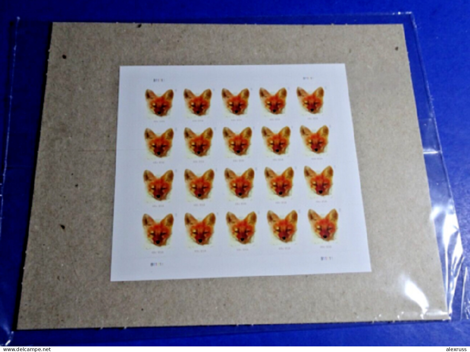 2023 RED FOX 40c STAMPS FULL SHEET OF 20, SCOTT # 5742 USPS PKG SEALED MNH** - Unused Stamps