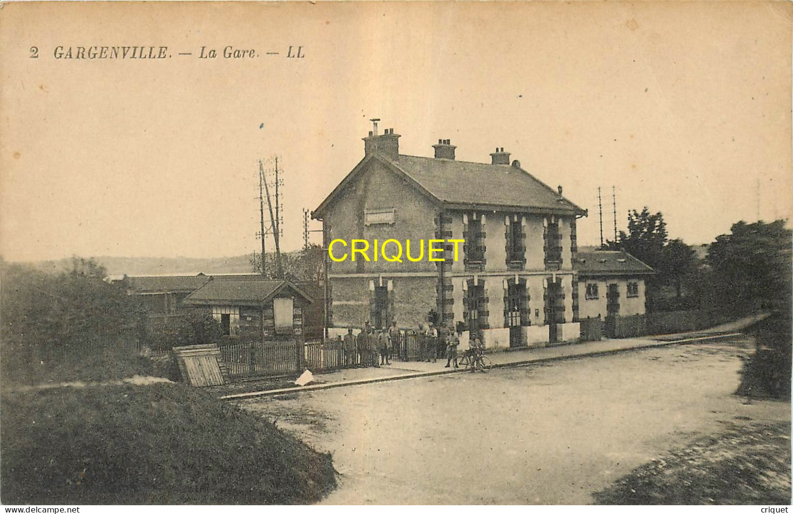 78 Gargenville, La Gare - Gargenville