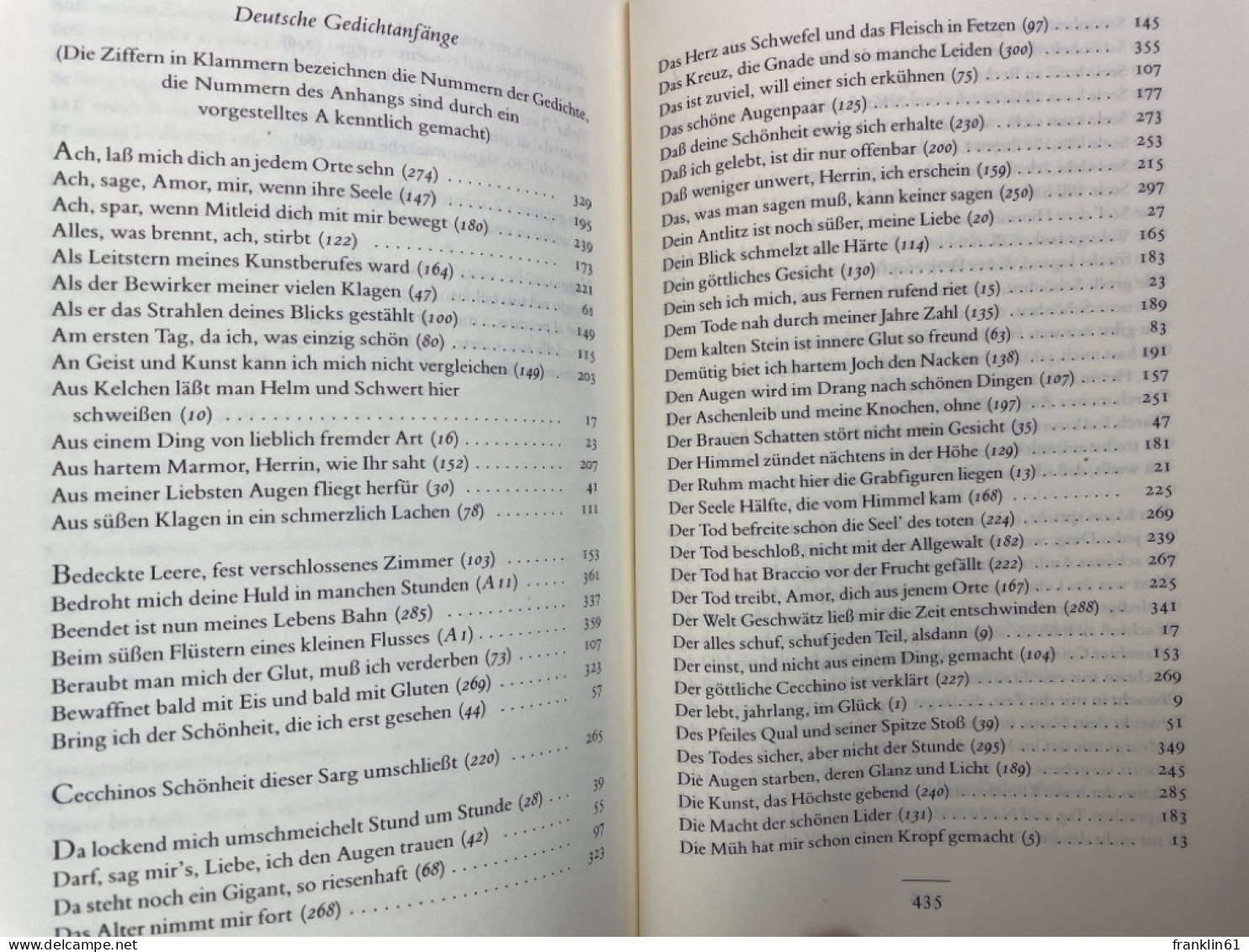 Sämtliche Gedichte : Italienisch Und Deutsch. - Gedichten En Essays