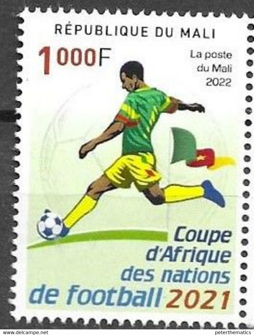 MALI, 2022,MNH,FOOTBALL, AFRICA NATIONS CUP, 1v, OFFICIAL ISSUE - Fußball-Afrikameisterschaft