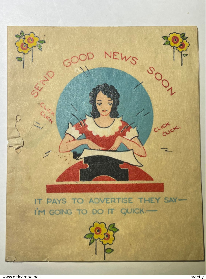 Send Good News Soon "wanted Lots Of Splendid News From Someone Who Is Sick" - Errors, Freaks & Oddities (EFOs