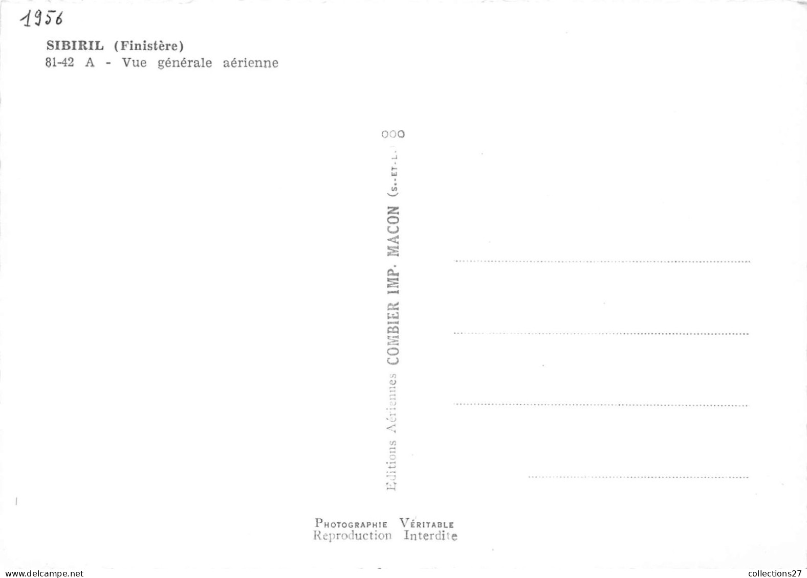 29-SIBIRIL- VUE GENERALE AERIENNE - Autres & Non Classés