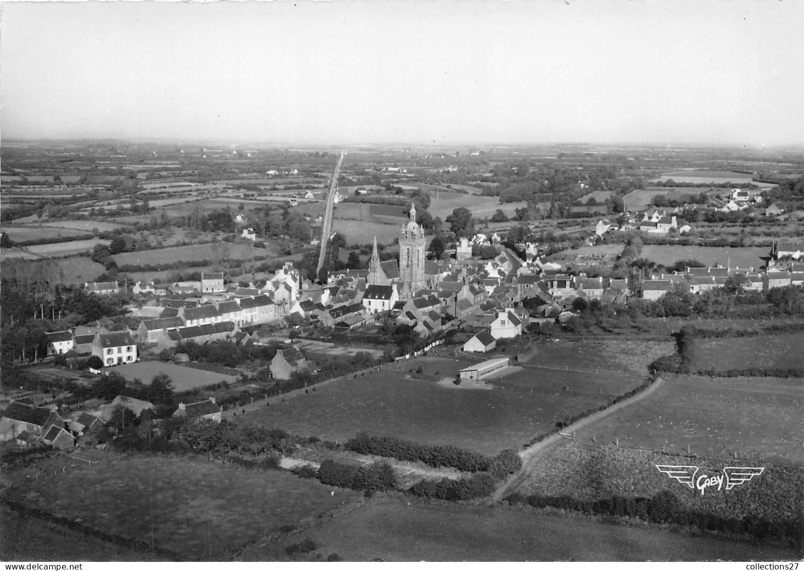 29-SAINT-THEGONNEC- VUE GENERALE DU CIEL - Saint-Thégonnec