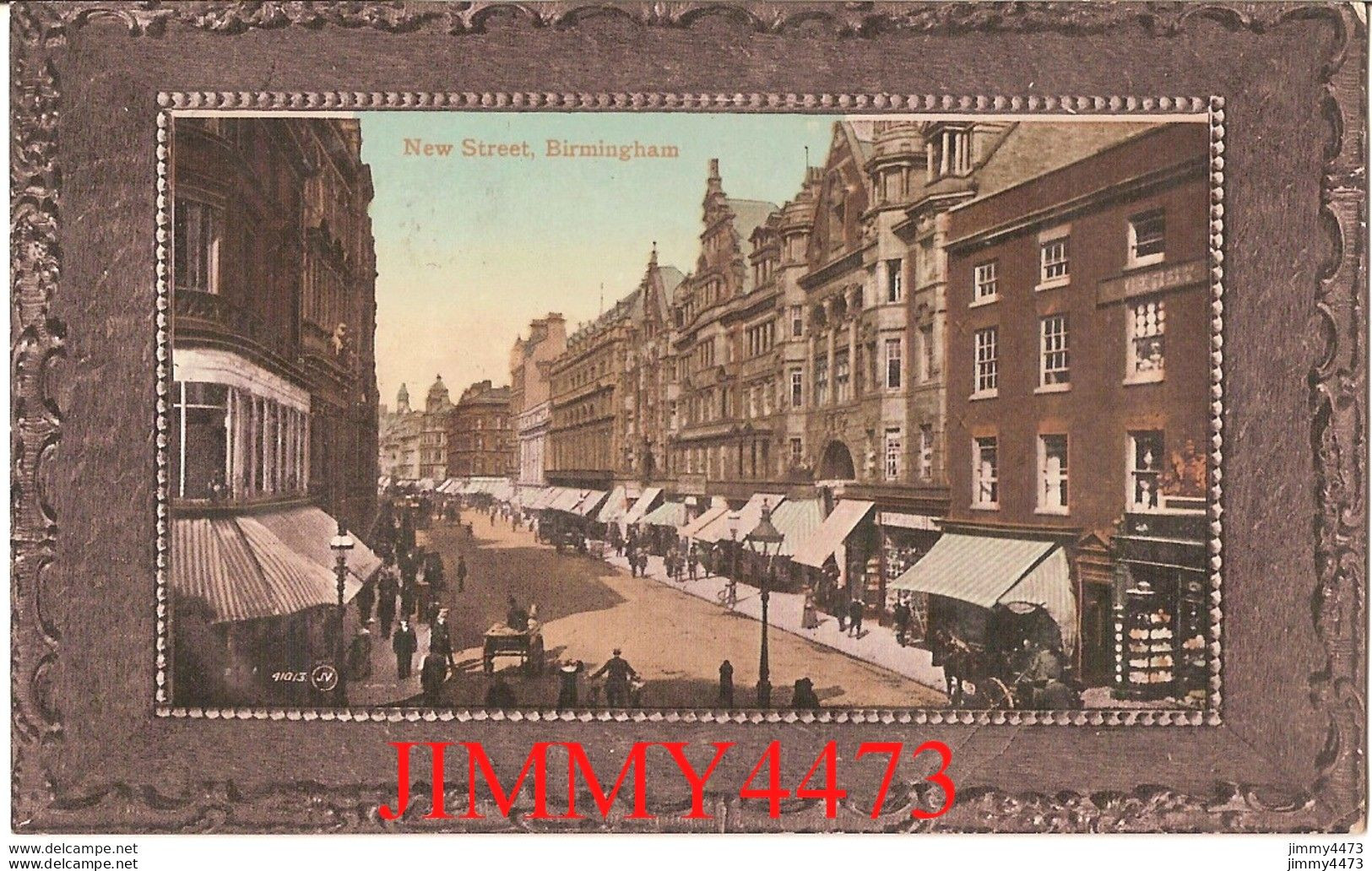Post Card - BIRMINGHAM - New Street En 1913 - Warwickshire England - Valentin's Série " Crystoleum " - Birmingham