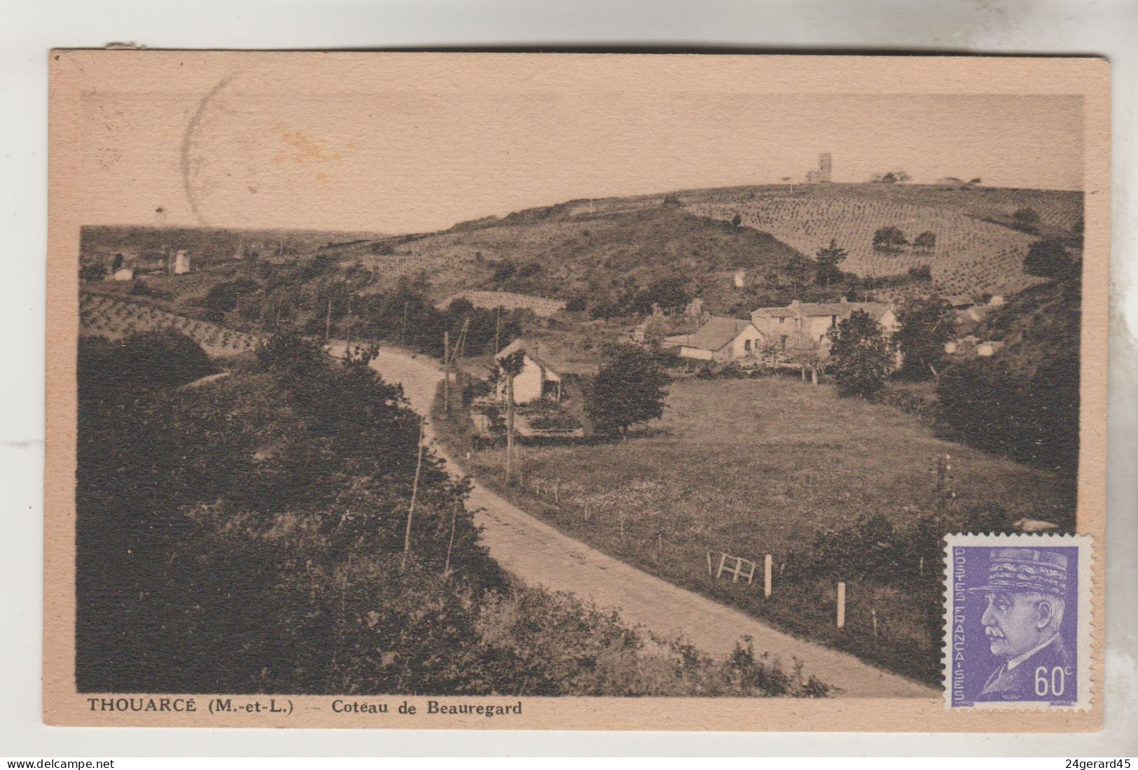 CPSM THOUARCE (Maine Et Loire) - Côteau De Beauregard - Thouarce