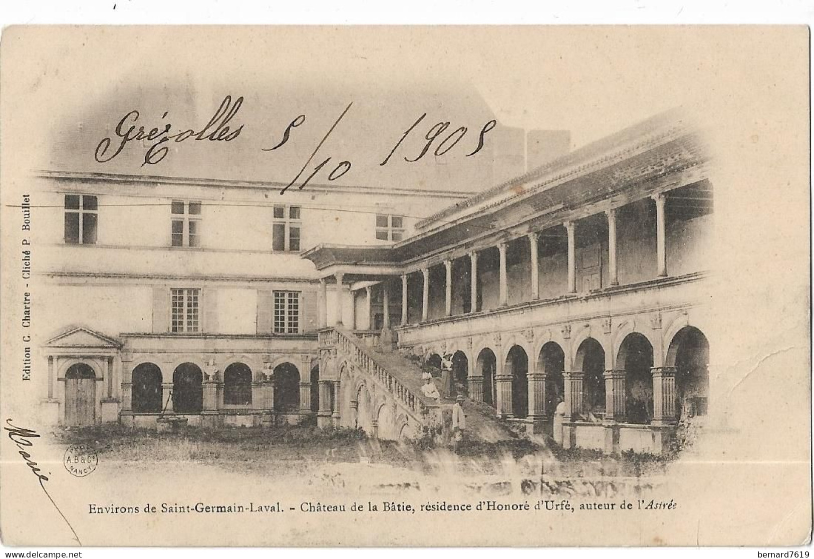 42   Saint Germain Laval -   Chateau De La Batie, Residence     D'honore  D'urfe Auteur De L'astree - Saint Germain Laval