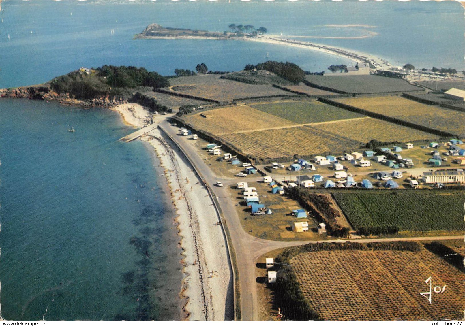 29-SAINT-POL-DE-LEON- SES PLAGES ET SON CAMPING - Saint-Pol-de-Léon