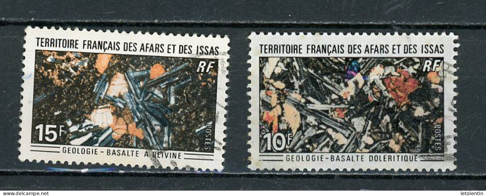 AFARS ET ISSAS - GEOLOGIE - N°Yt 368+369 Obli. - Used Stamps