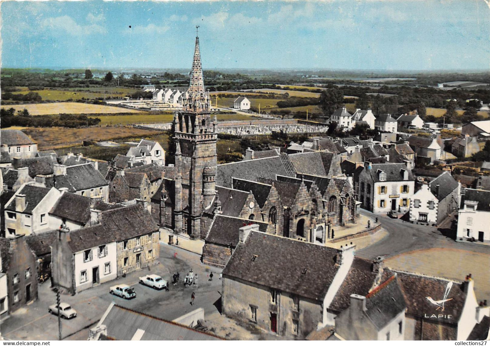 29-PLEYBERCHRIST - L'EGLISE VUE DU CIEL - Otros & Sin Clasificación