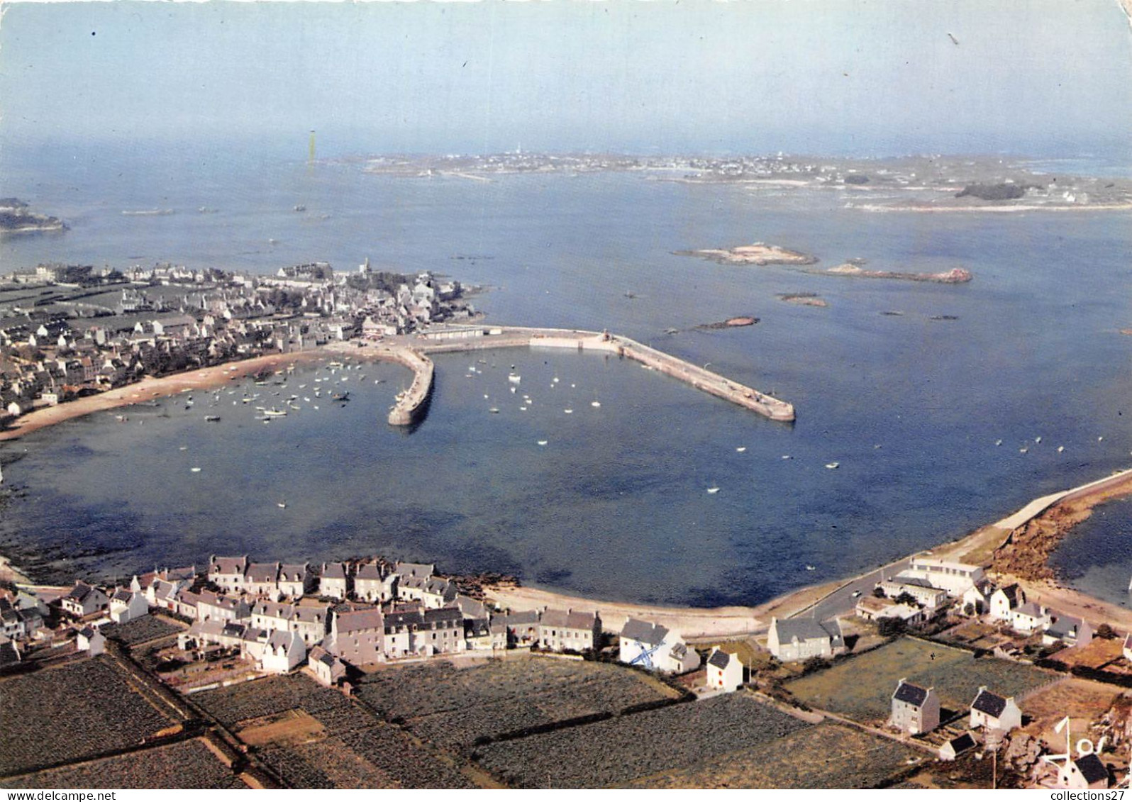 29-ROSCOFF -ENSEMBLE DU PORT CE FUT AUTREFOIS UN FAMEUX NID DE FLIBUSTIERS - Roscoff